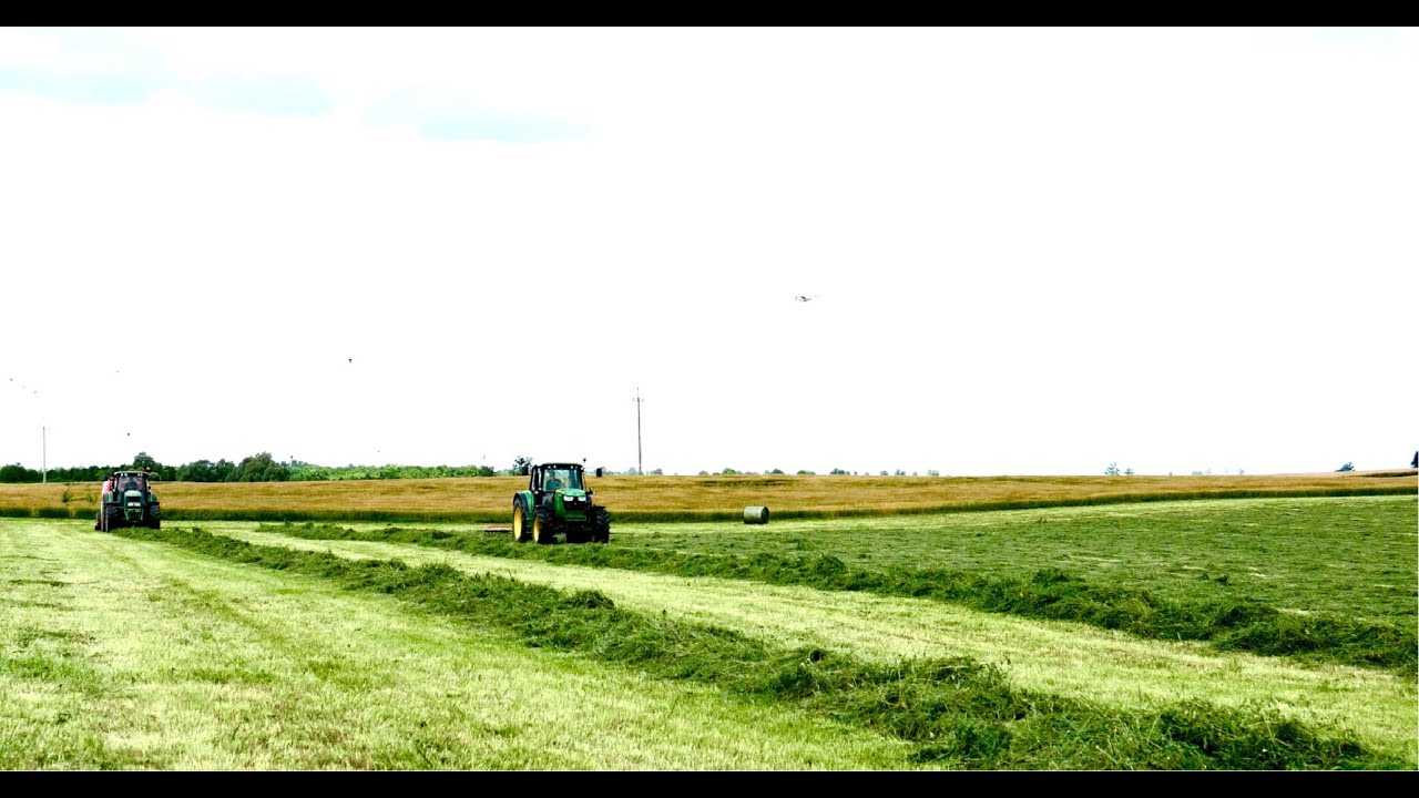 SIANOKOSY 2020 !! 2 POKOS !! 2x John Deere/Lely!! 4K!!