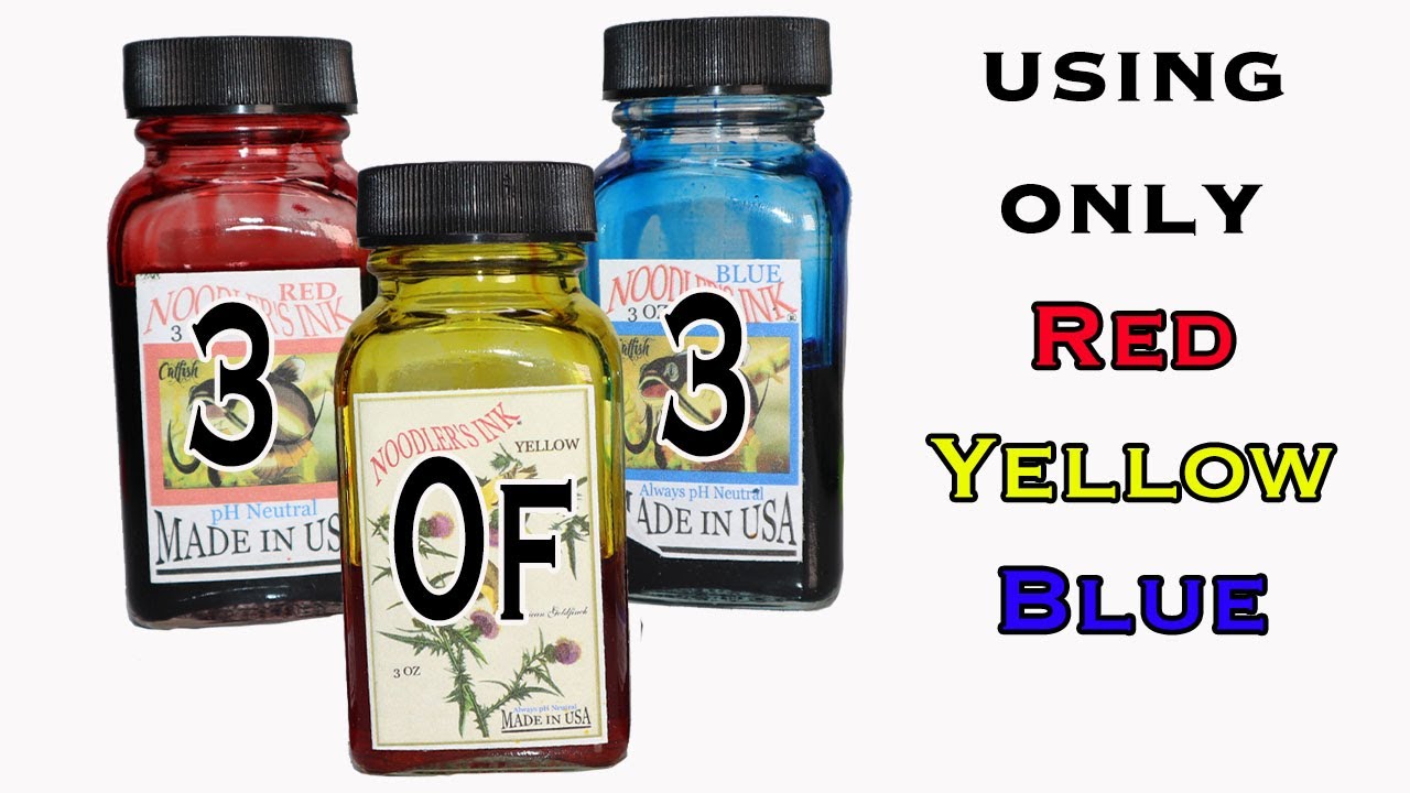 Color mixing using Noodler’s fountain pen inks 3 of 3 #fountainpenink #fountainpens