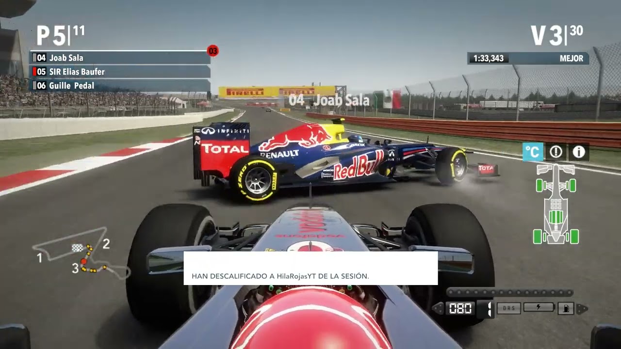 F1 2012 Latam Fecha 14 - Victoria Sufrida