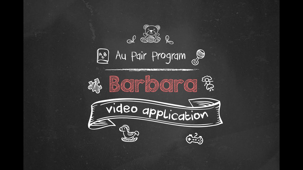 Video Application Cultural Care Au Pair 2016 - Barbara Luiz