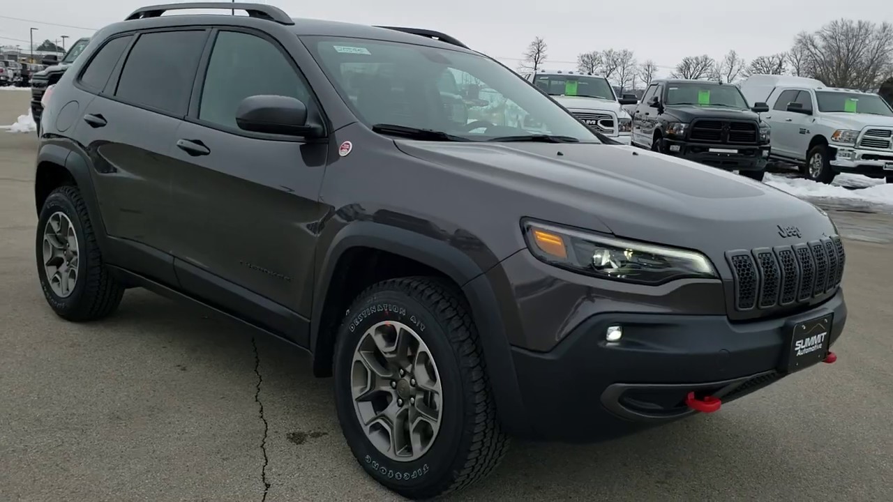 2020 JEEP CHEROKEE TRAILHAWK ELITE GRANITE CRYSTAL WALK AROUND REVIEW 20J95 SOLD! www.SUMMITAUTO.com