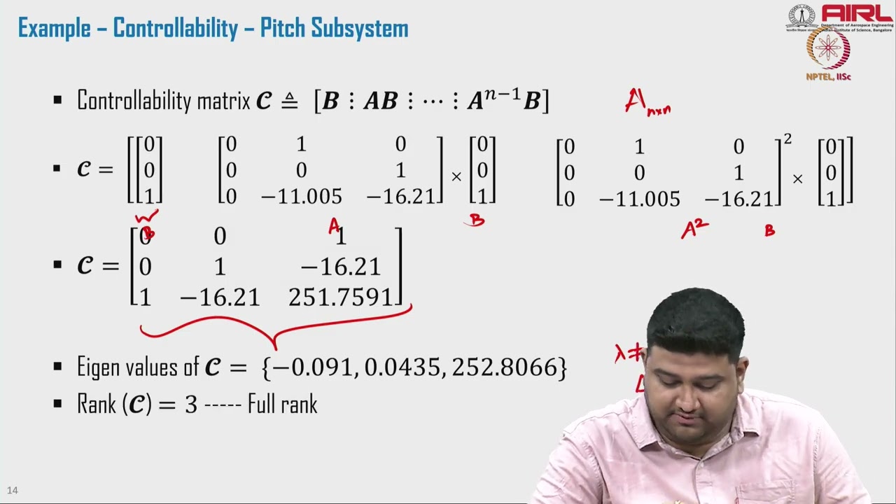 Lec 27 Examples on STM, Controllability and Observability