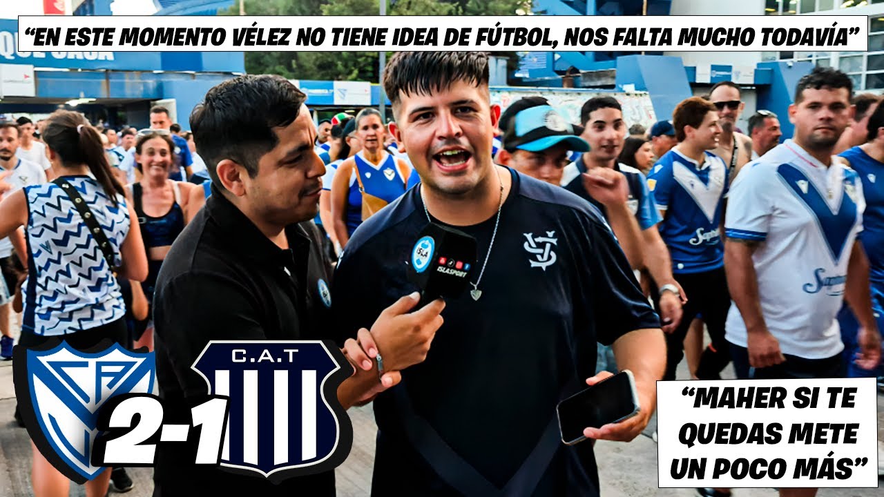 REACCIÓN CON HINCHAS 🎙⚪🔵 - VELEZ 2-1 TALLERES - FECHA 2 - LIGA ARGENTINA - APERTURA🏆