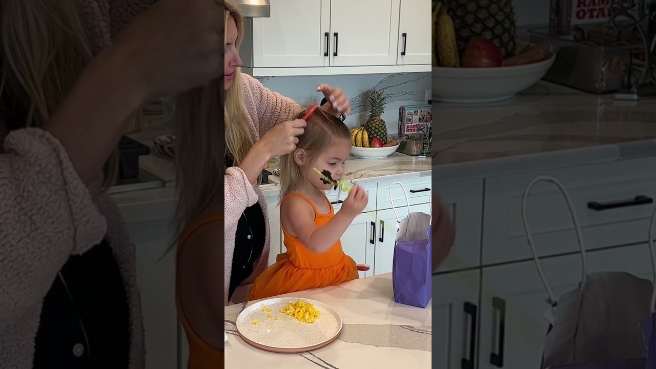 How I do my 35 month old toddler’s hair!
