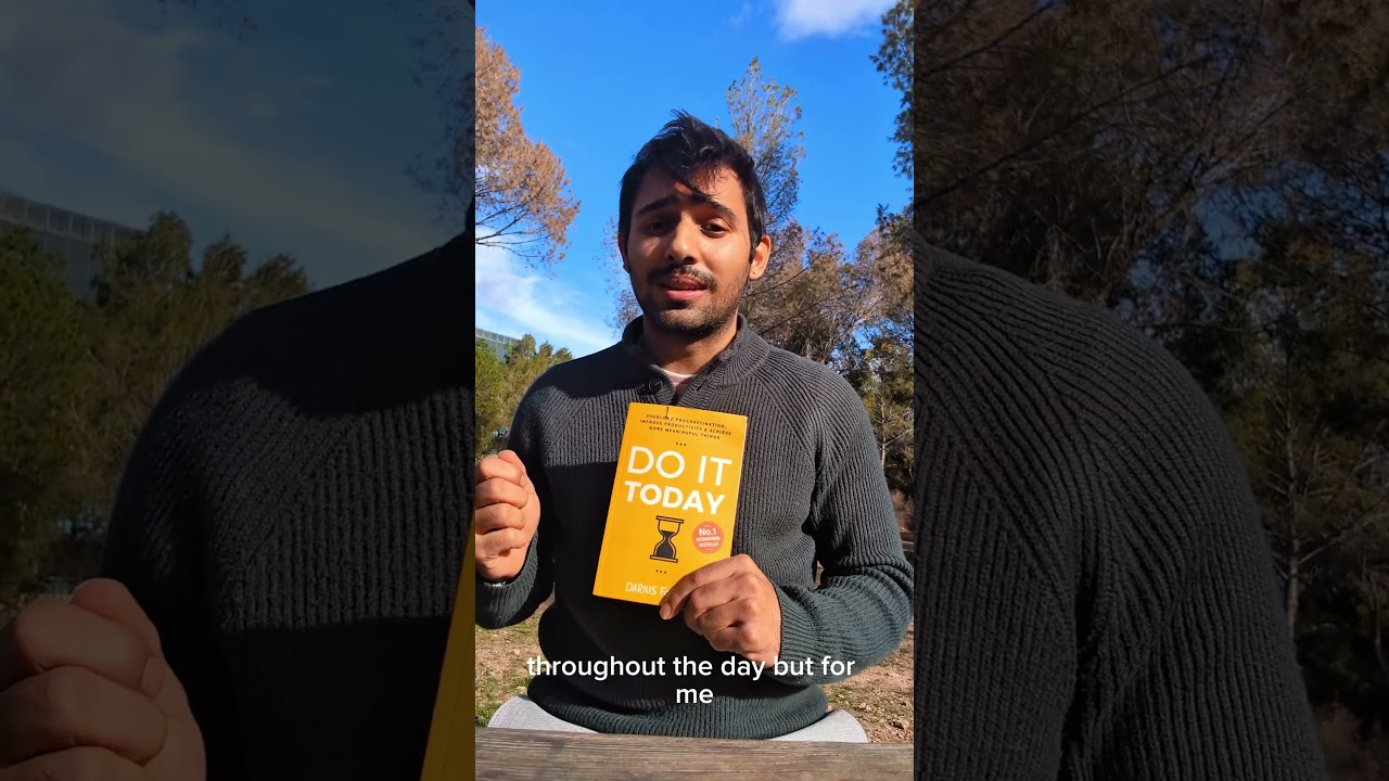 Presenting my first book review. Do it today by Darius Foroux!💙🔖.    #books