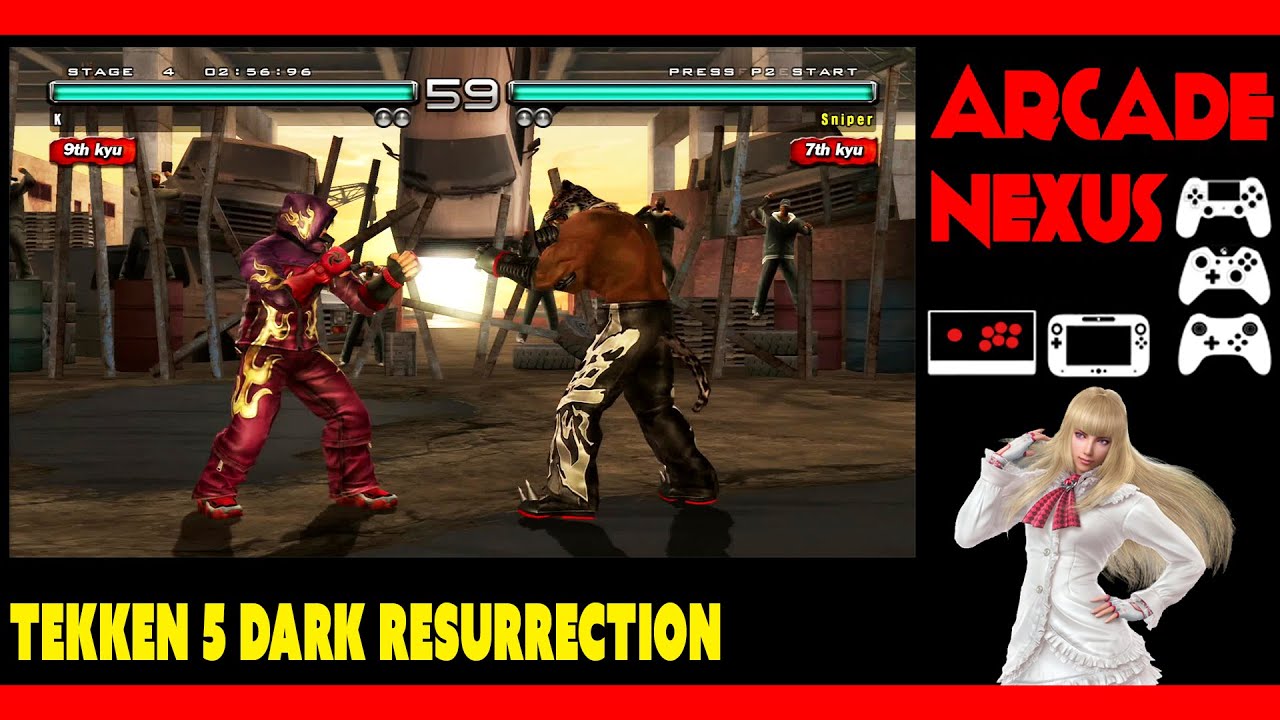 Tekken 5 Dark Ressurection - Stage - Ghetto Pit