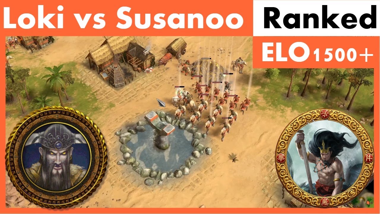 Loki vs Susanoo | 1v1 Ranked | Age of Mythology