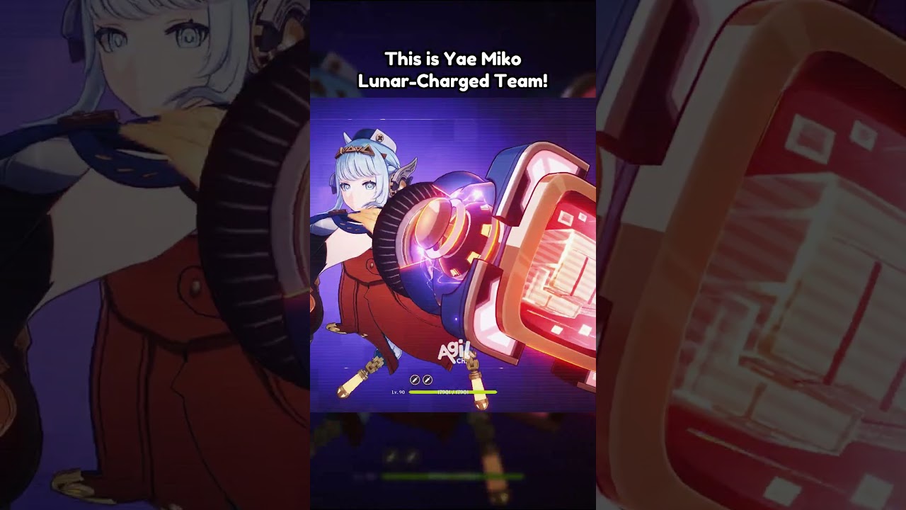 THIS IS YAE MIKO LUNAR-CHARGED TEAM! #genshinimpact #hoyocreators #yaemiko #ineffa