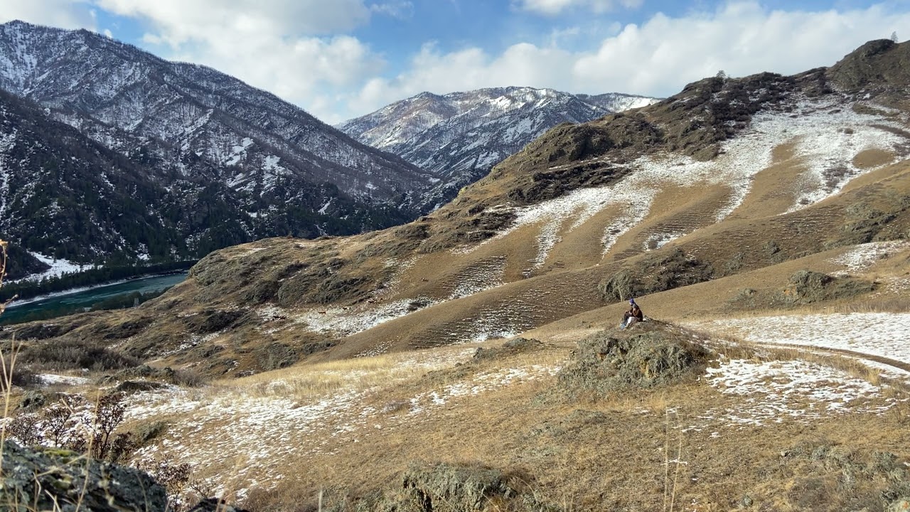 Горный Алтай в ноябре. Mountain Altai static in november