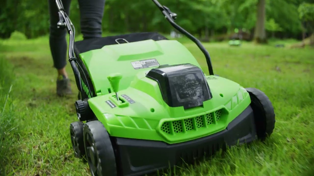 Greenworks 40V Cordless Lawn Scarifier & Dethatcher - GWGD40SC36