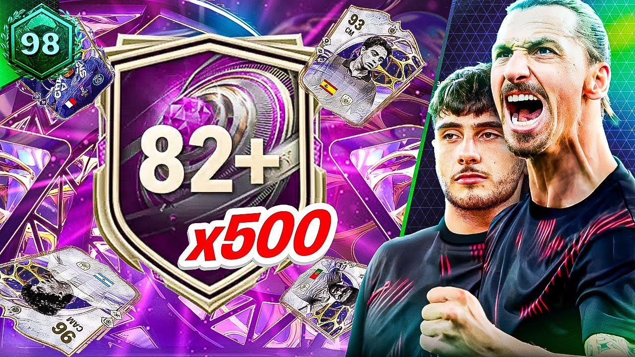 I Opened An 82+ x500 For Future Stars!
