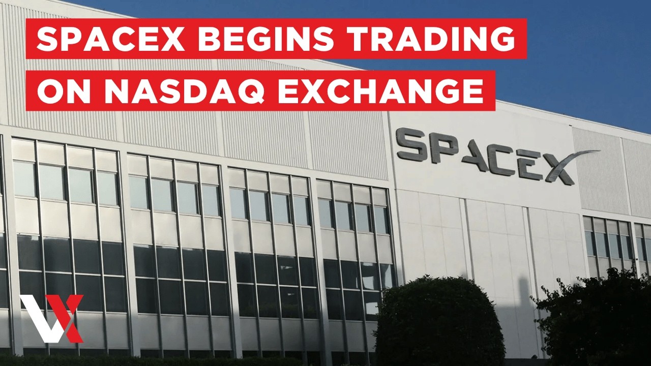 LIVE | Elon Musk's SpaceX Makes Nasdaq Market Debut | VERTEX