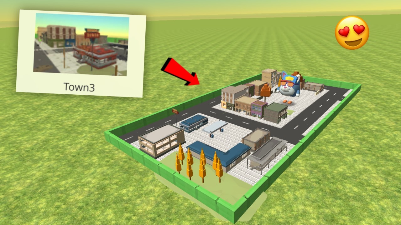 🤯 Town3 Map Mini Version in Chicken Gun