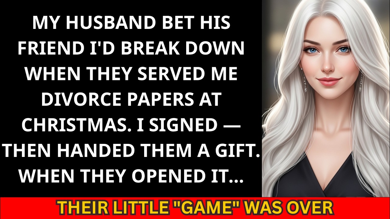 My Husband Bet I’d Cry When He Served Divorce Papers at Christmas — He Didn’t See My Gift Coming