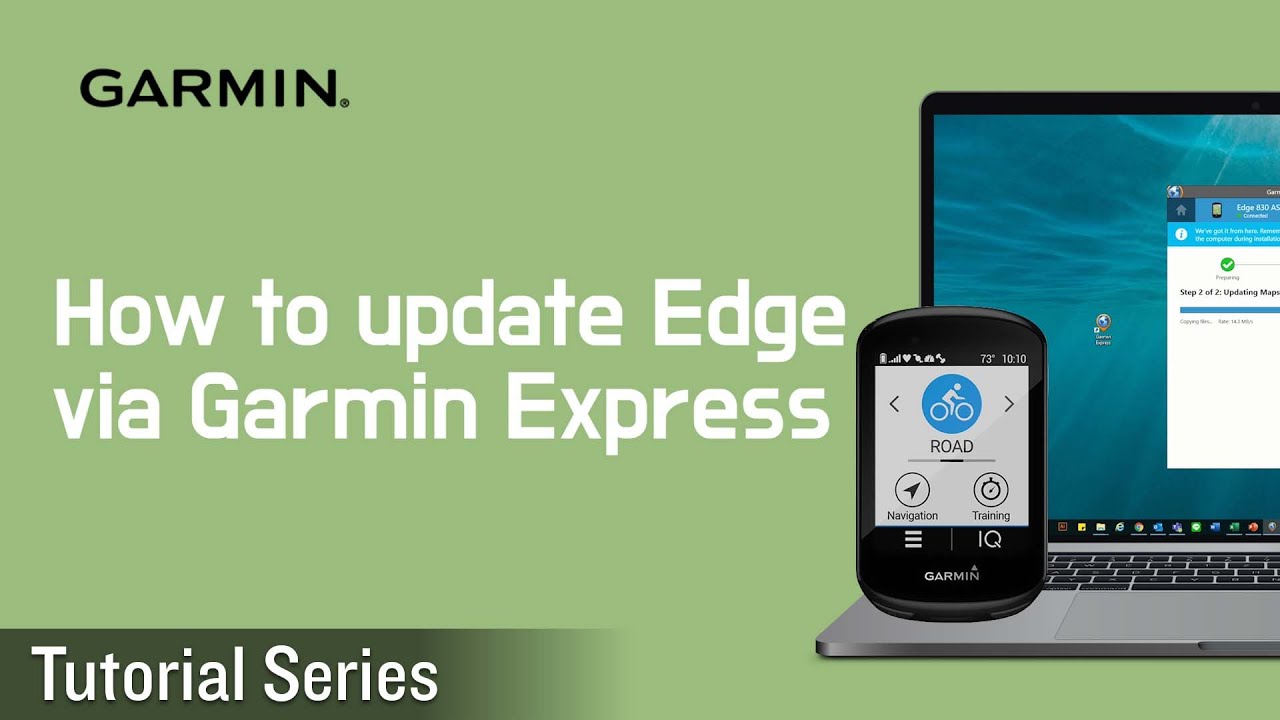 Tutorial &ndash; Edge: How to update software via Garmin Express