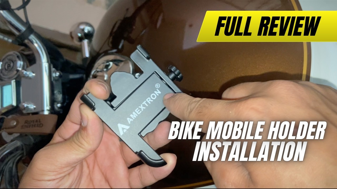Best Mobile Holder Unboxing & Full Review 😍 AMEXTRON Bike Mount Mobile Holder Complete installation