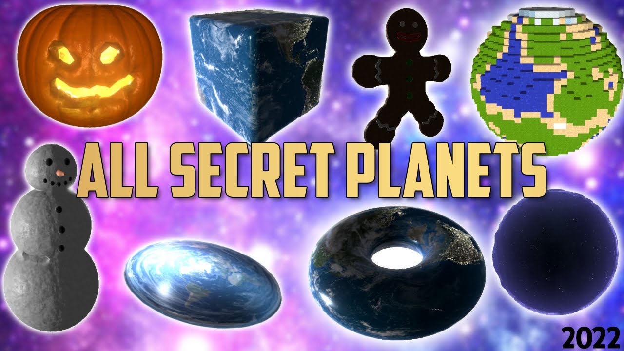 All Secret Planets & Easter Eggs | Solar Smash *UPDATED* Tutorial (WORKING 2024)