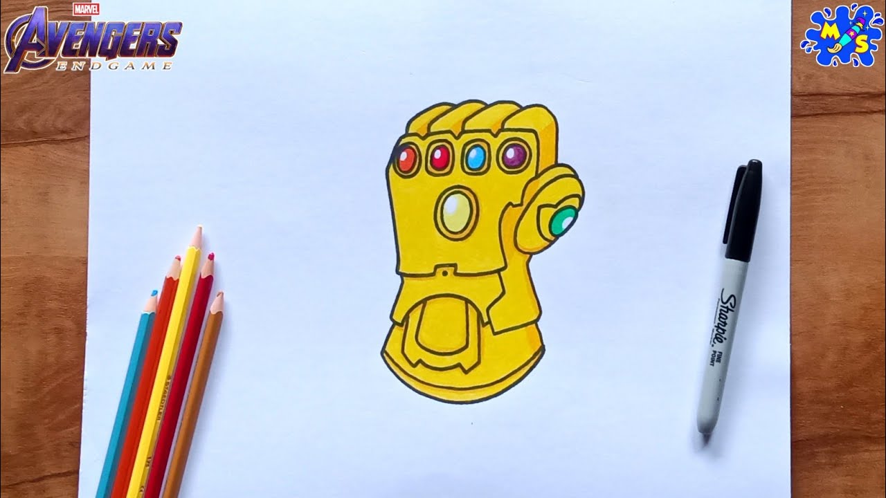 How to draw Infinity Gauntlet