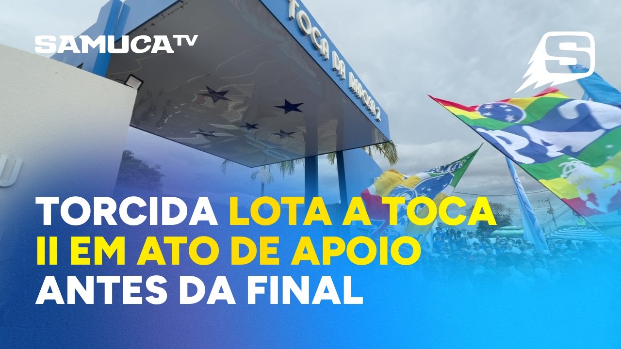 TORCIDA DO CRUZEIRO LOTA A TOCA DA RAPOSA II ANTES DA FINAL CONTRA O ATLÉTICO-MG