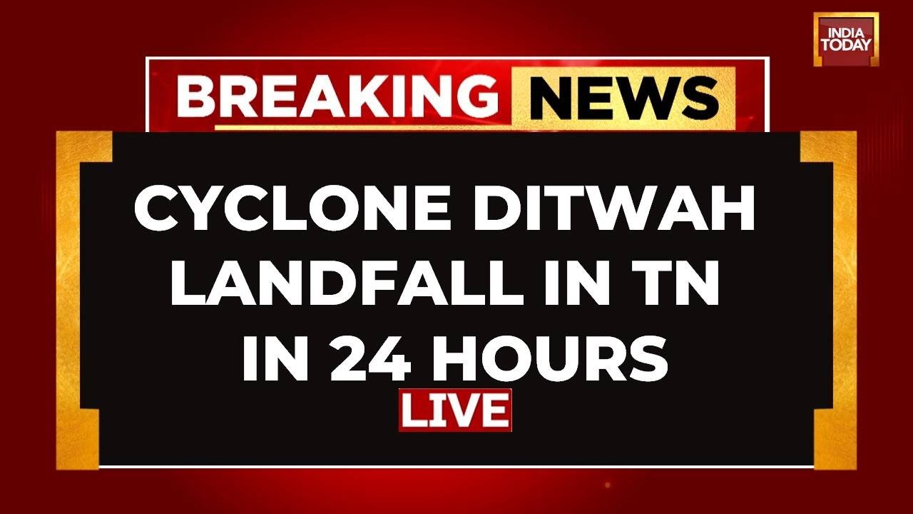 Cyclone Ditwah LIVE Tracker: Rain In Tamil Nadu, Puducherry On Red Alert Before Cyclone Landfall