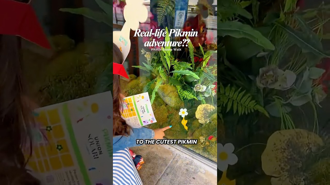 Nintendo Scavenger Hunt in SF! 🌼✨ Pikmin Bloom Comes to Life!  🌱