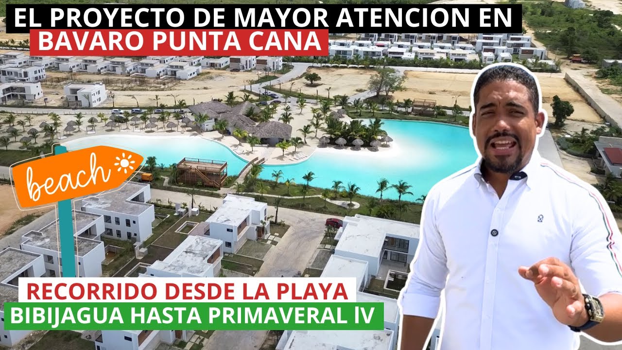 CONOCE LA DISTANCIA DESDE LA PLAYA BIBIJAGUA HASTA PRIMAVERAL lV | VILLAS CON PLAYA ARTIFICIAL
