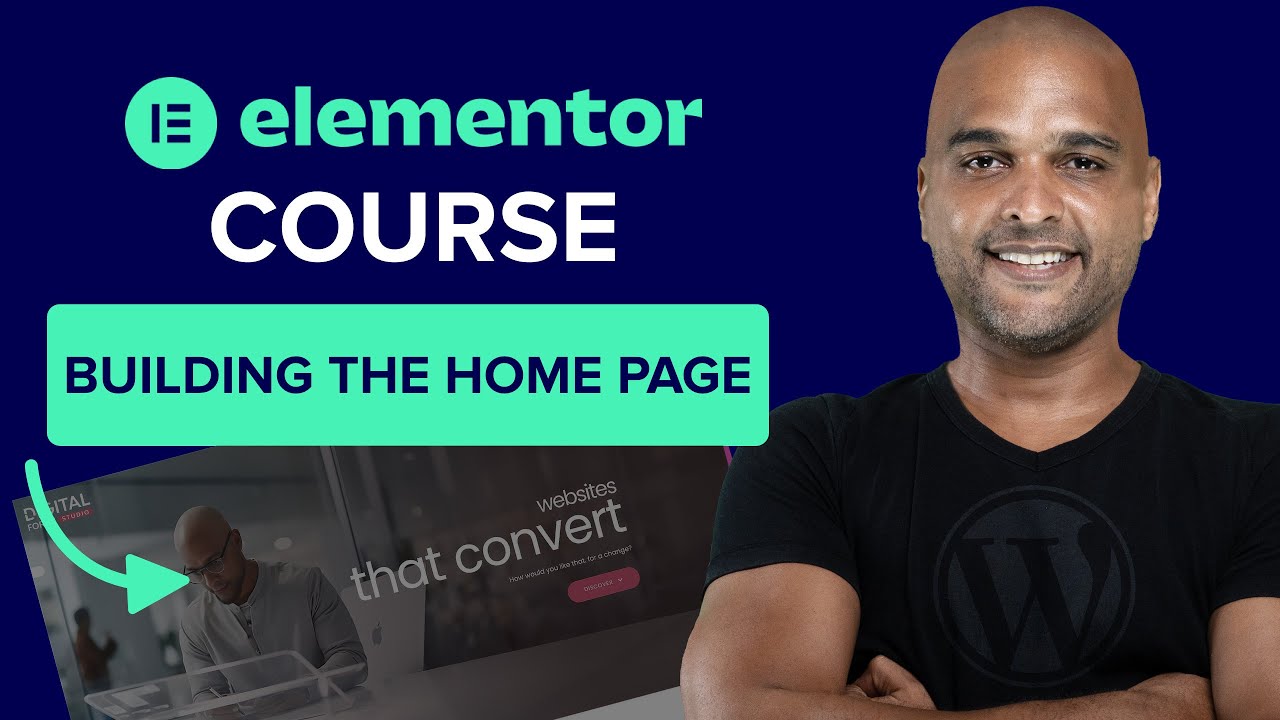 Создание главной страницы | Курс «Как создать сайт с помощью Elementor WordPress»
