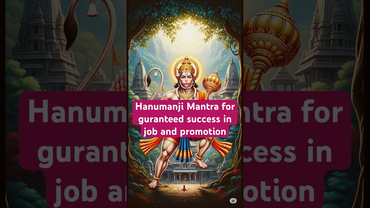 Hanuman mantra for success in job and promotion #hanuman #viralshort #shortsfeed