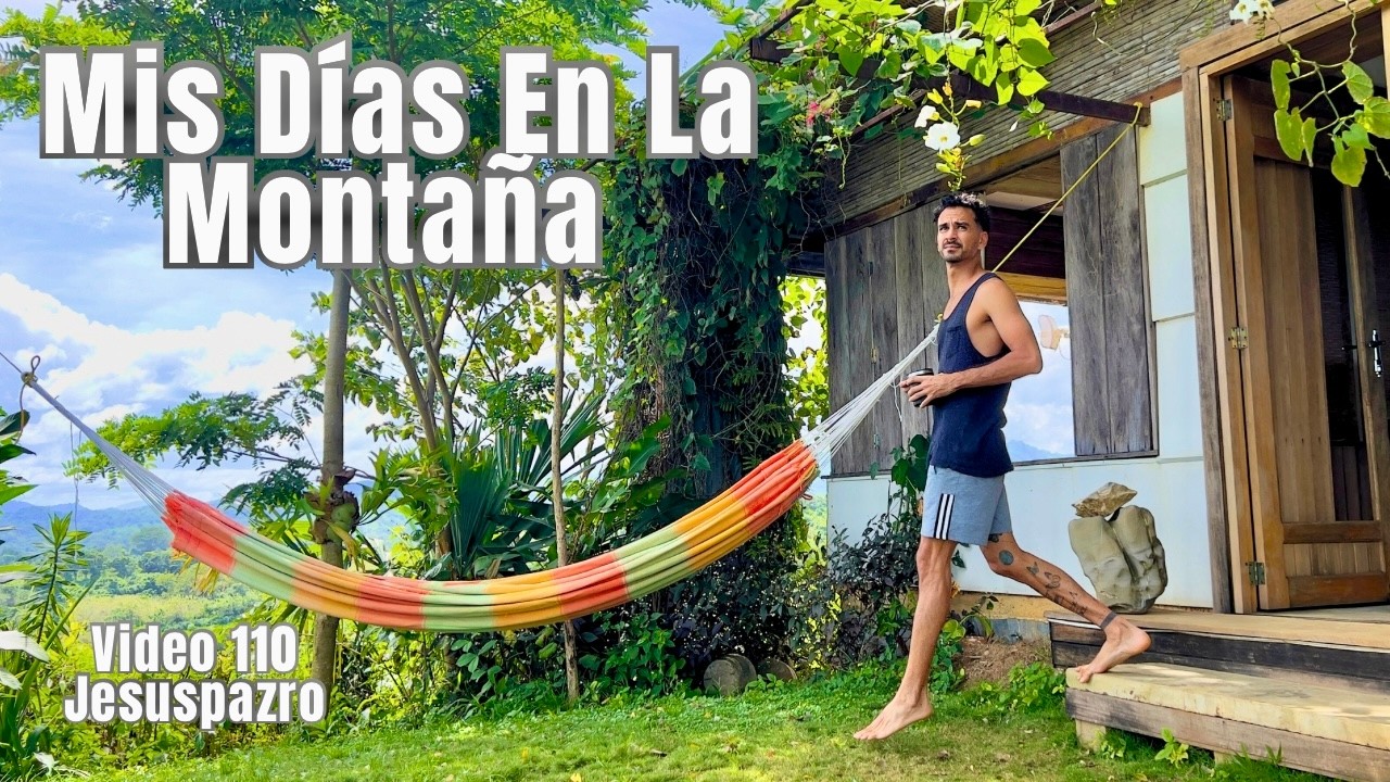 Vivo en la montaña, Compré Terreno ABANDONADO y estoy construyendo la cabaña que soñé
