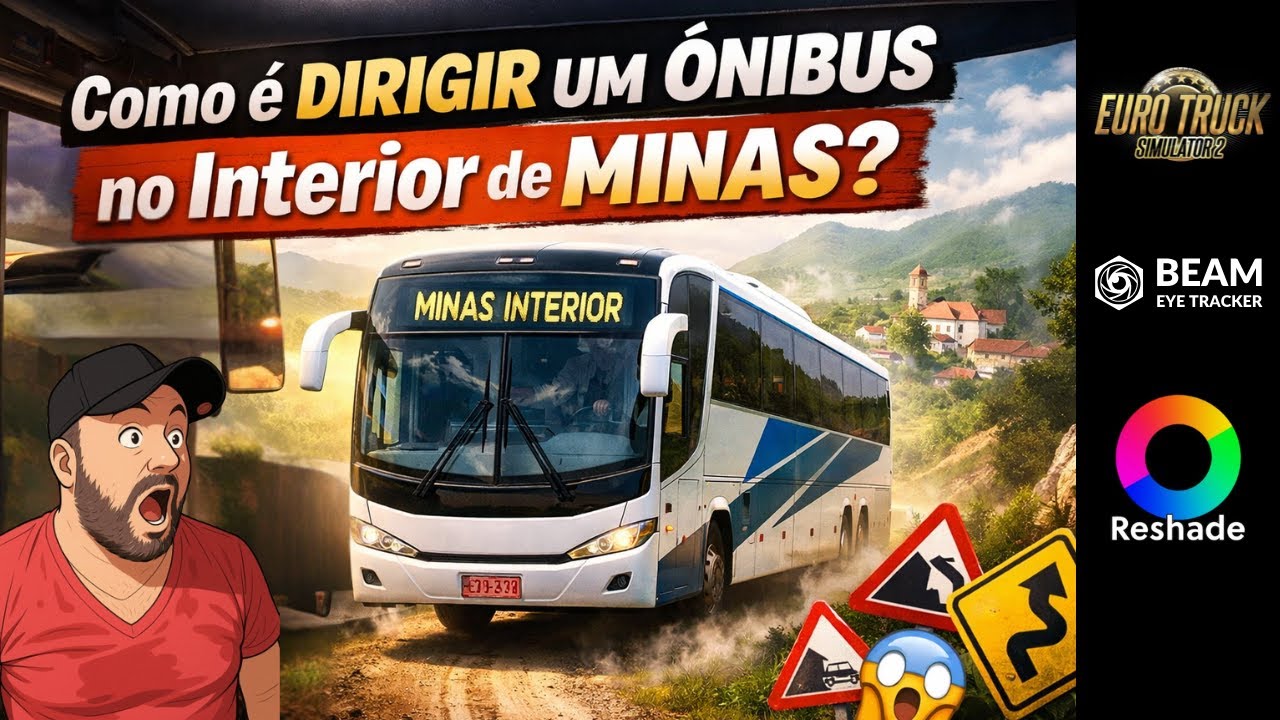 Como é dirigir um ônibus no interior de Minas?