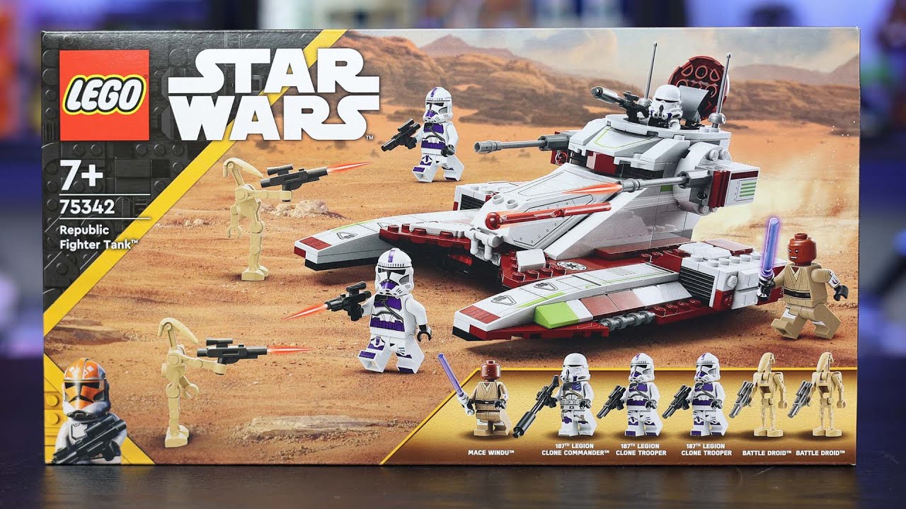 2022 LEGO Star Wars Republic Fighter Tank 75342 EARLY-REVIEW! [4K]