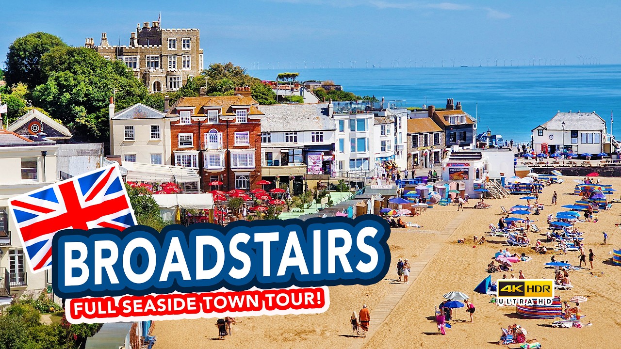 BROADSTAIRS | Full tour of holiday seaside town Broadstairs, Thanet, Kent