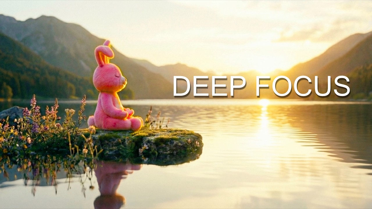 3-Hour Deep Focus Music for Studying & Work | 4K Relaxing Meditation