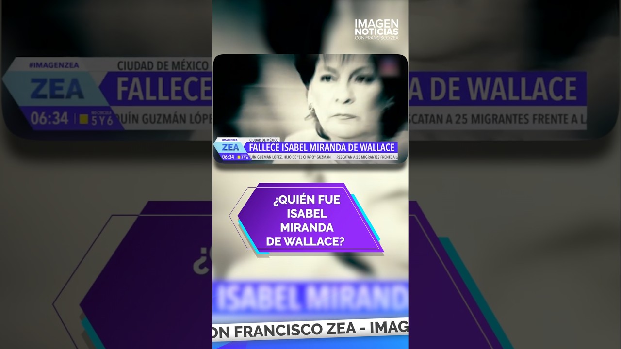 &iquest;Qui&eacute;n fue Isabel Miranda de Wallace? | Shorts | Zea