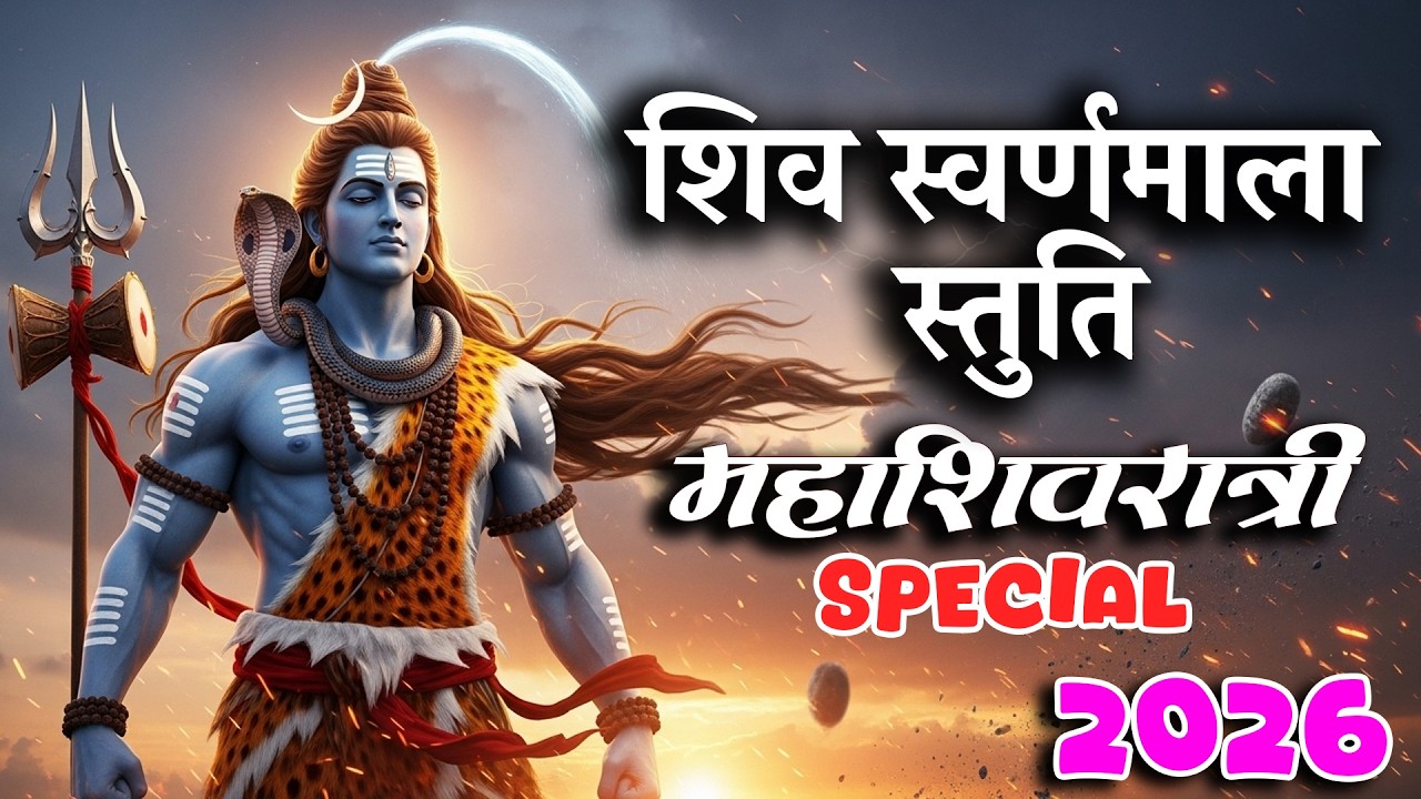 Maha Shivratri | Shiv Swarnamala Stuti Full | Mahadev Ka Divya Stotra | Har Manokamna Poori Ho 🔔