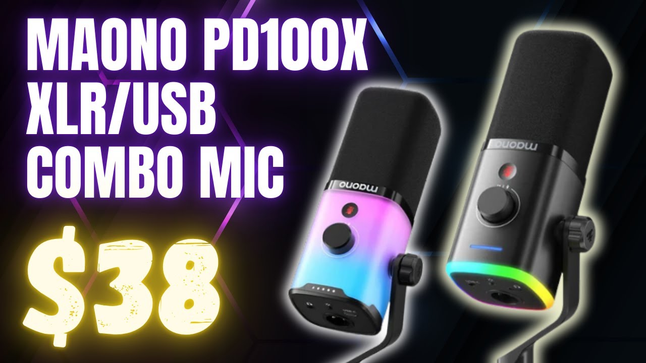 БУМ или ПАУЗА — комбинированный микрофон Maono PD100X XLR/USB