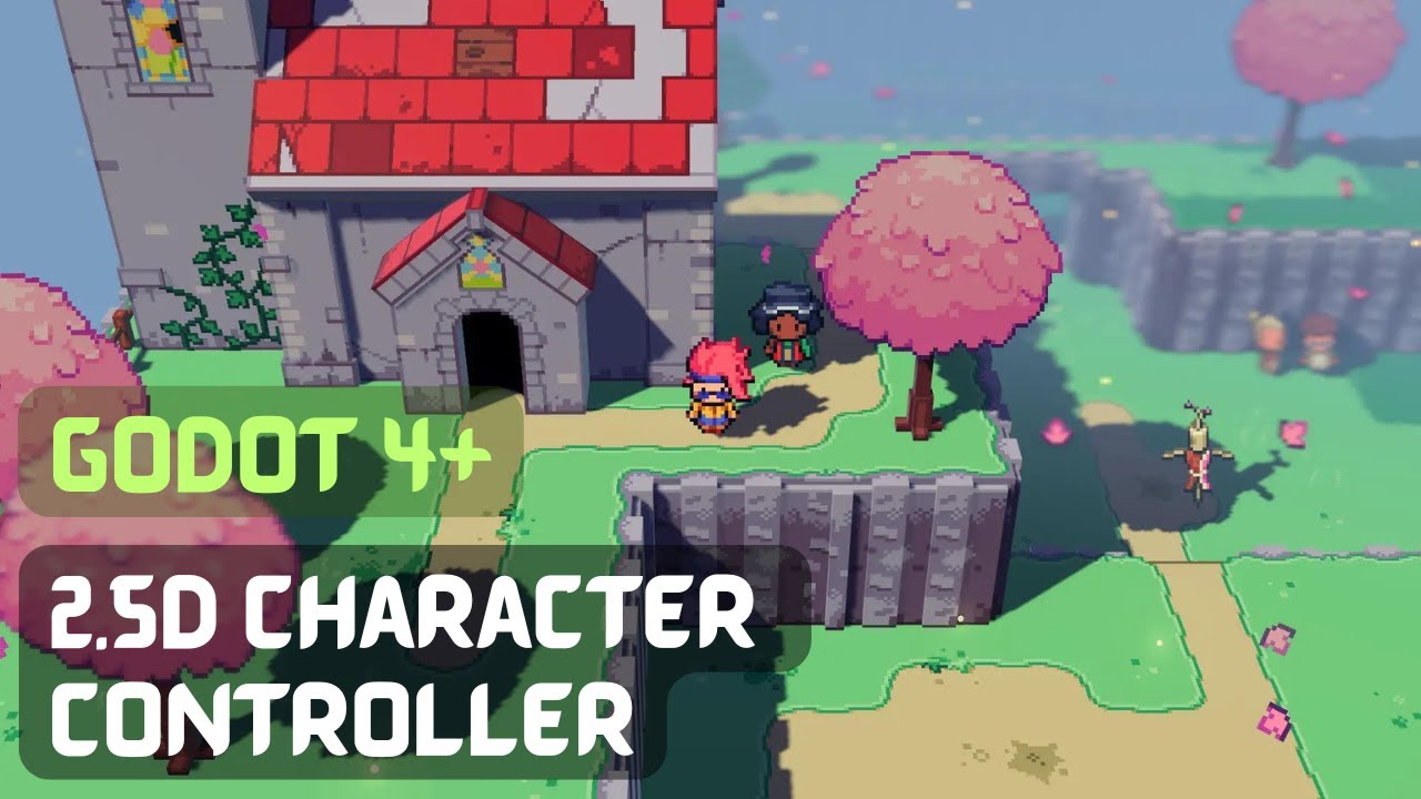 2.5D Character Controller in Godot | Smooth Movement, Jumping & Gravity