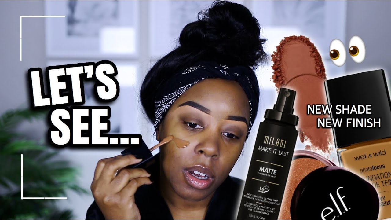 TESTING SOME NEW DRUGSTORE MAKEUP! | A FULL DAY WEAR TEST | Andrea Renee