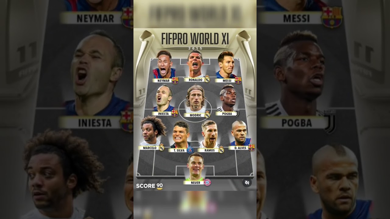 best football xi 2015 #shorts#viral#footballedits#soccer#football#trending