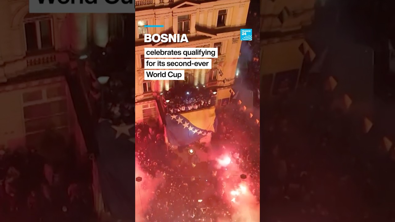 Bosnia celebrates second-ever World Cup qualification &bull; FRANCE 24 English