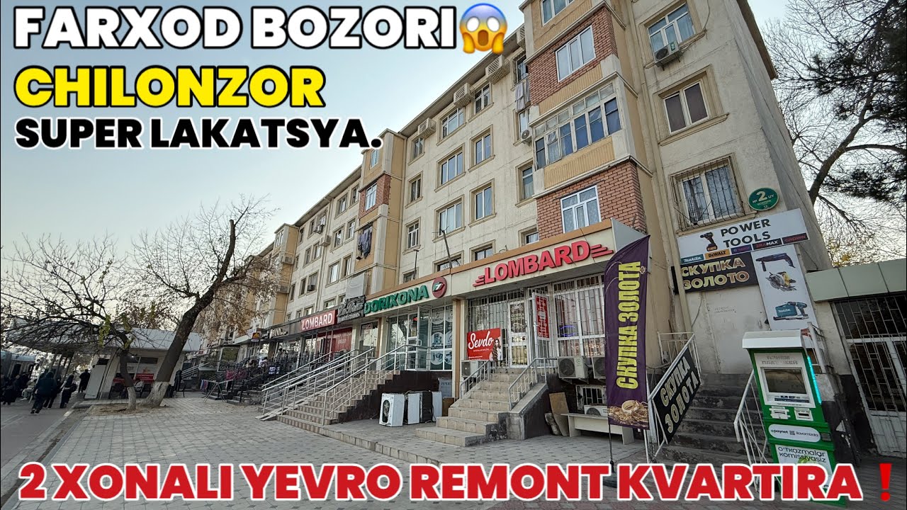 ЧИЛОНЗОР МЕТРО ЯКИНИДАН 2 ХОНАЛИ РЕМОНТЛИ КВАРТИРА СОТИЛАДИ.