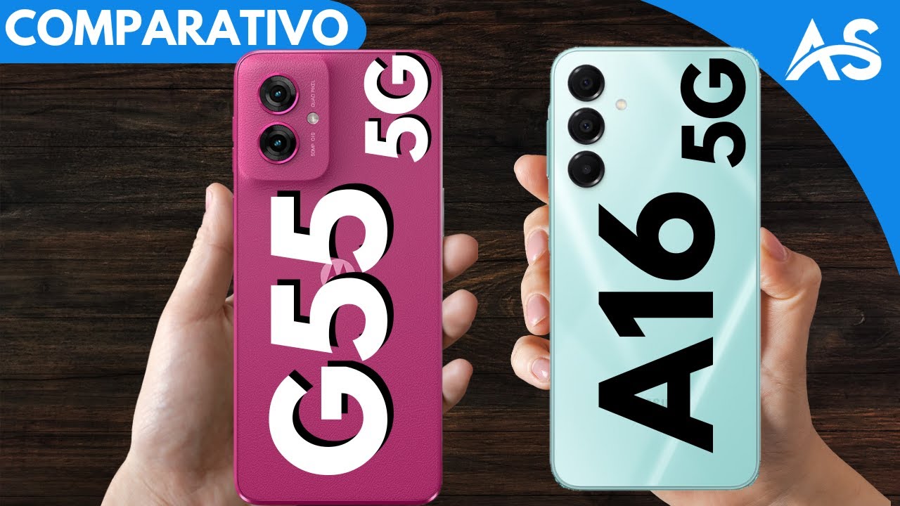 Moto G55 vs Samsung A16 5G - Comparativo