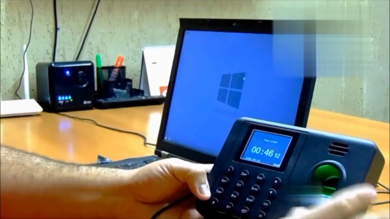 Configurando Relógio de Ponto Com Leitor Biometria Digital 600 Funcionários Português PC