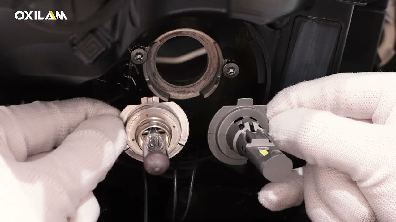 OXILAM H7 LED Bulb Install | 1:1 Size, No Adapter Required
