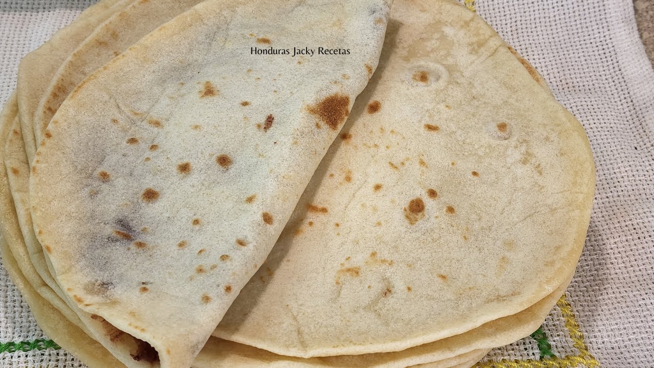 🇭🇳COMO HACER TORTILLAS PARA BALEADAS😋🇭🇳