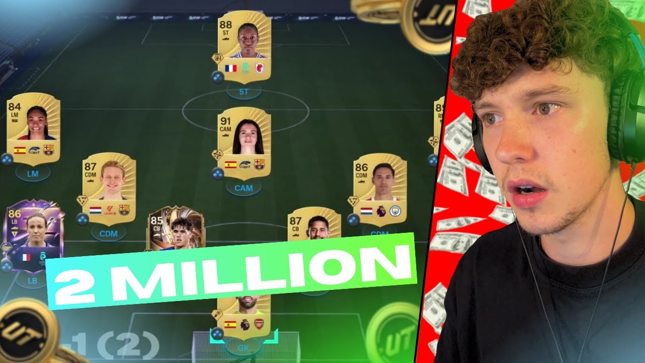 I USED A 2 MILLION COIN TEAM ON FC26!!