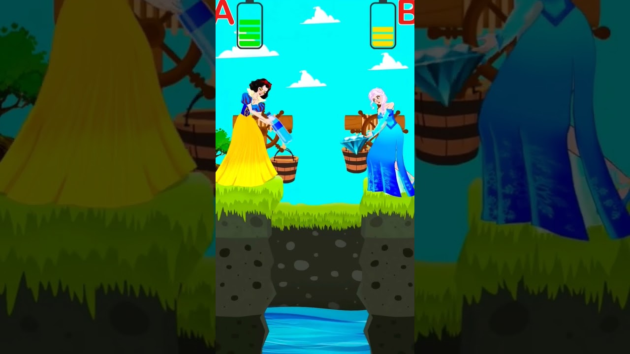 Good snowwhite Vs bad Elsa 