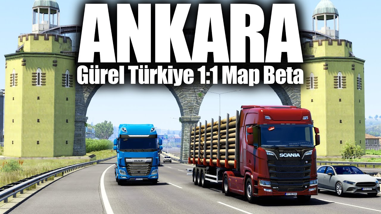 1.1 ÖLÇEK TÜRKİYE HARİTASI !! Gürel Türkiye 1:1 Map / ETS 2 - 1.48 - G27
