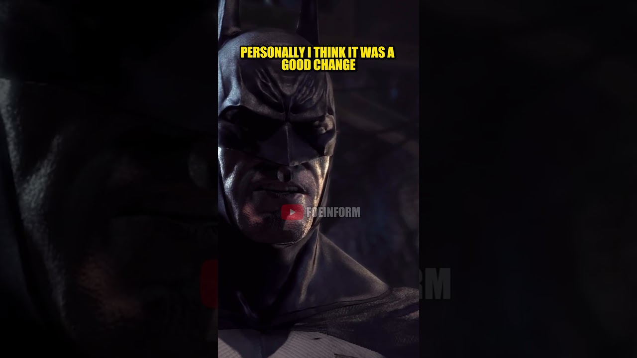 Arkham City Batman's Original Design!