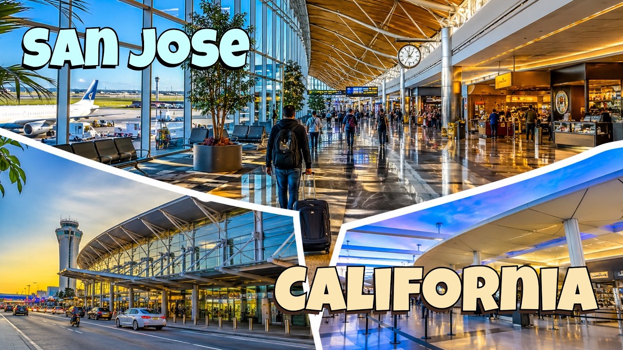 San Jose Airport Walking Tour 2026 | Inside Silicon Valley's International Gateway (4K)